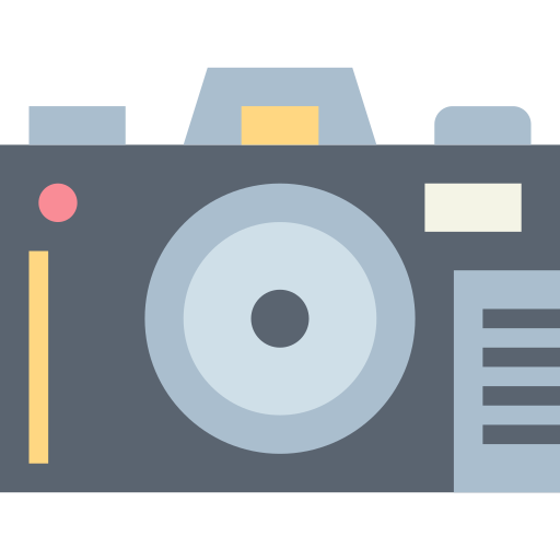 Camera Smalllikeart Flat icon