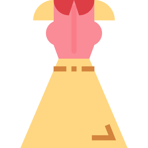 Dress Smalllikeart Flat icon