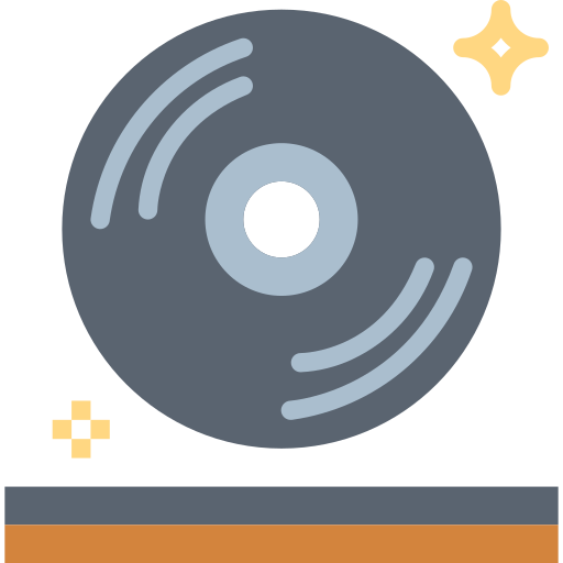 Vinyl Smalllikeart Flat icon