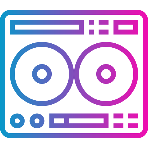 ターンテーブル Smalllikeart Gradient icon