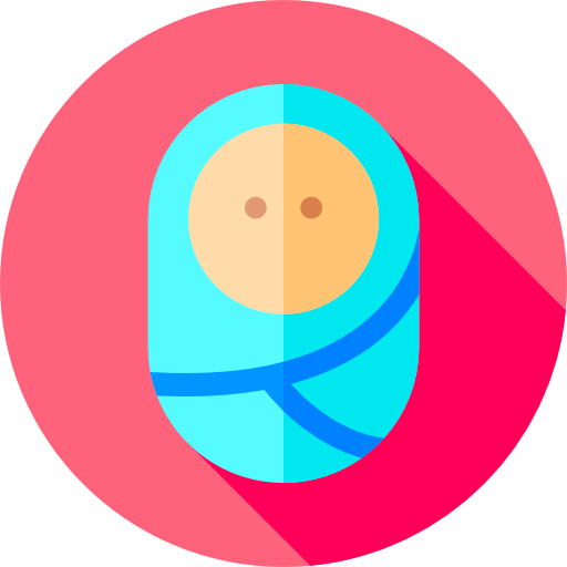 baby Flat Circular Flat icon