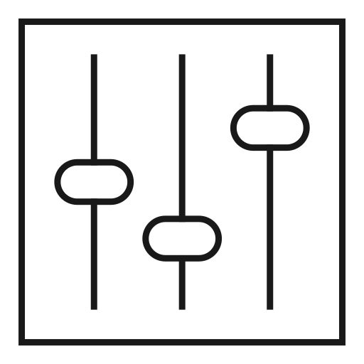 configurações Generic outline Ícone