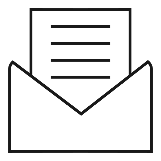 Letter Generic outline icon