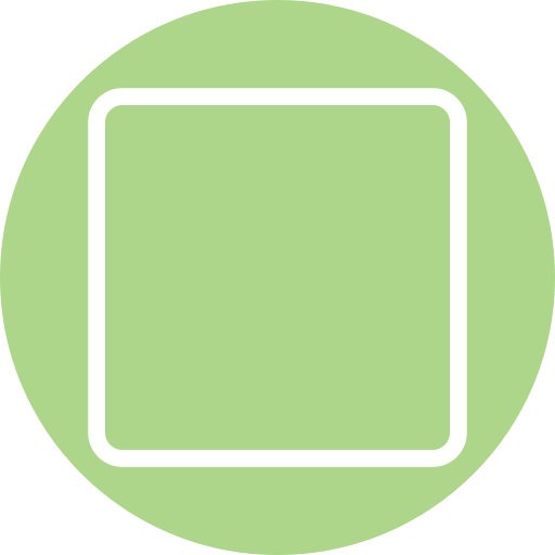 vierkant Generic outline icoon