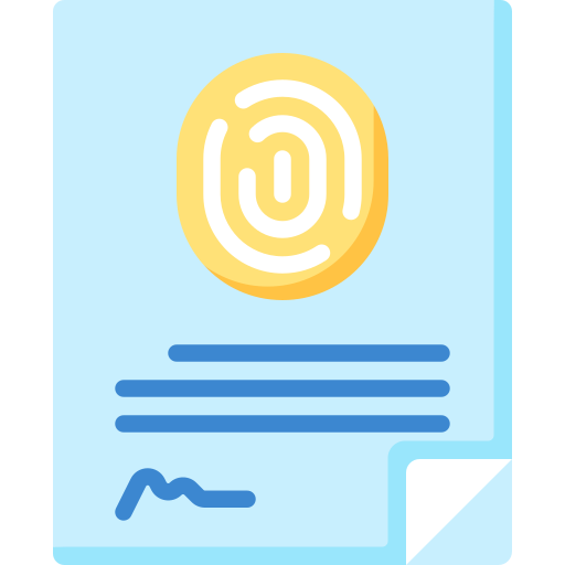 Identification Special Flat icon