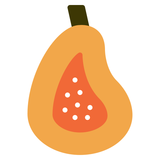 papaia Generic color fill icona