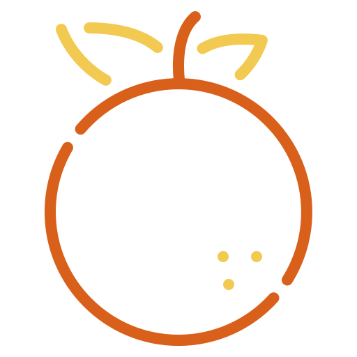 arancia Generic color outline icona