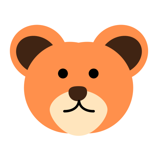Медведь Generic color fill иконка