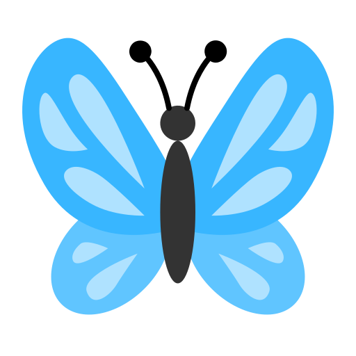 farfalla Generic color fill icona