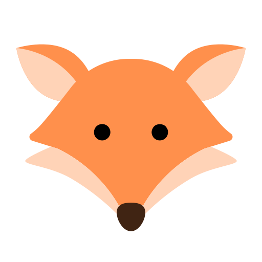 キツネ Generic color fill icon