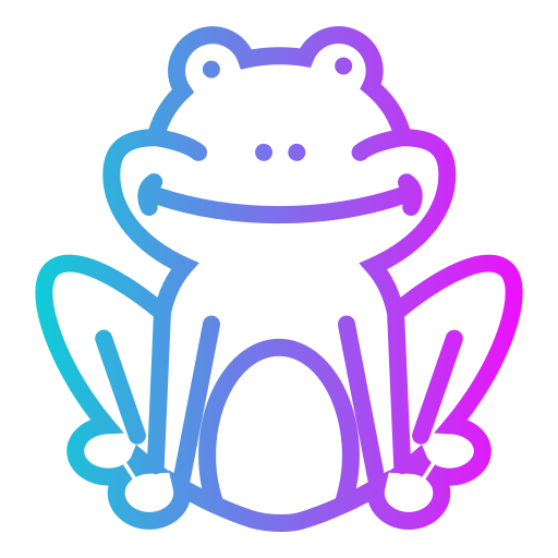Frog Generic gradient outline icon