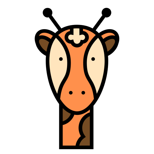 giraffe Generic color lineal-color icon