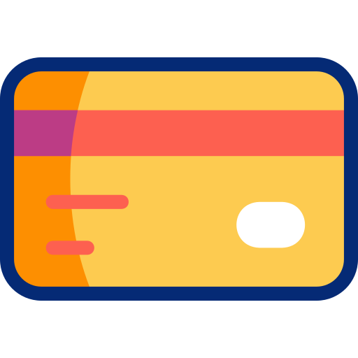 cartão de crédito Basic Accent Lineal Color Ícone