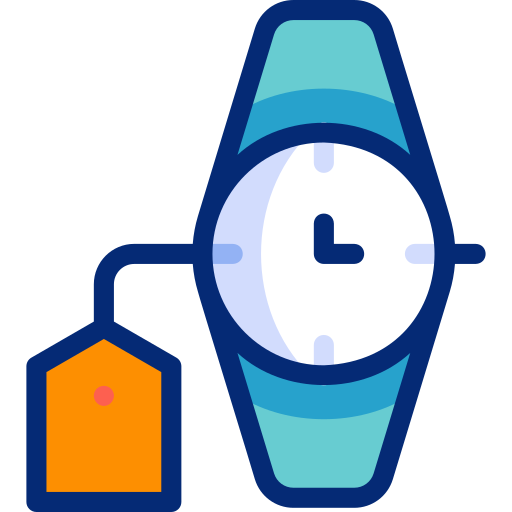 Wristwatch Basic Accent Lineal Color icon
