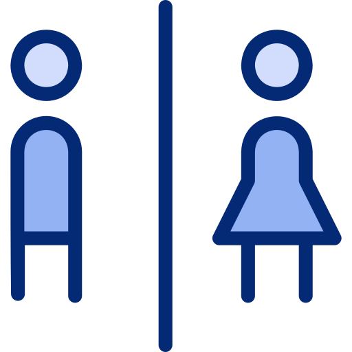 Toilet Basic Accent Lineal Color icon