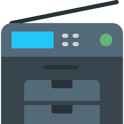 Copy machine Basic Miscellany Flat icon