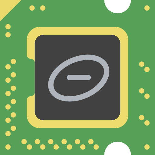 chip Basic Miscellany Flat icon