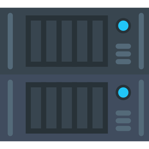 serveur Basic Miscellany Flat Icône