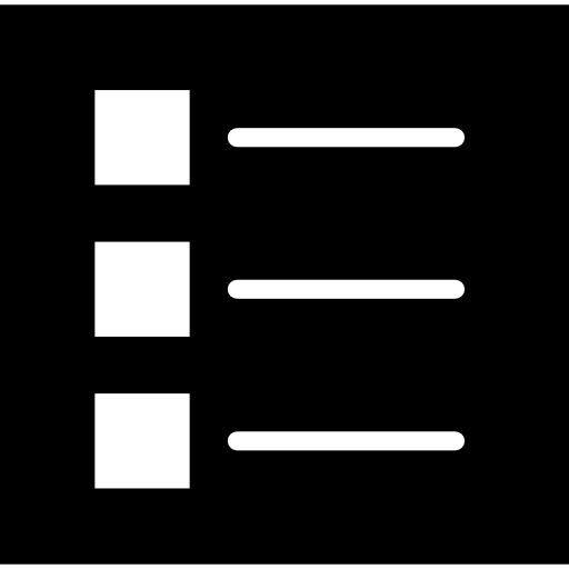 liste Basic Miscellany Fill Icône