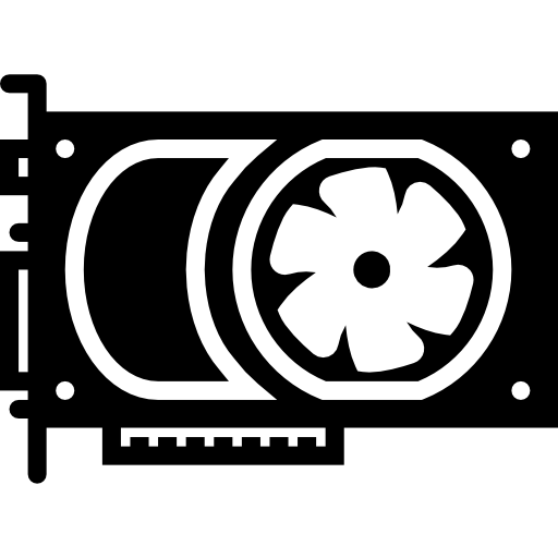 carte vidéo Basic Miscellany Fill Icône