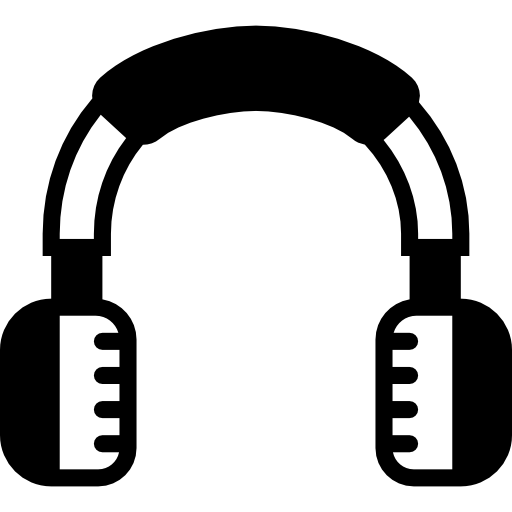 auriculares Basic Miscellany Fill icono