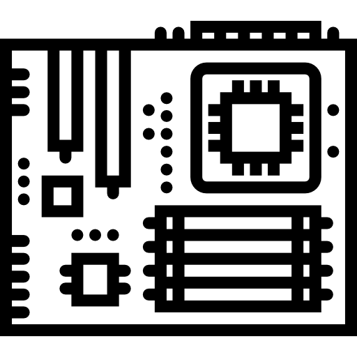 Motherboard Basic Miscellany Lineal icon
