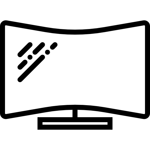 monitor Basic Miscellany Lineal ikona