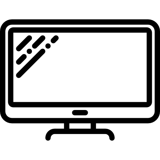 telewizja Basic Miscellany Lineal ikona
