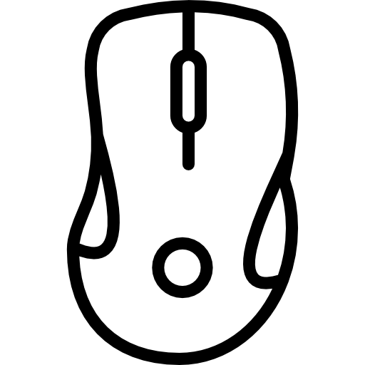 mysz Basic Miscellany Lineal ikona