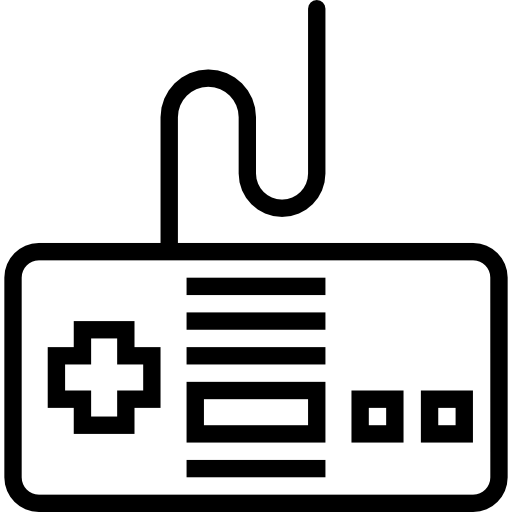 kontroler gry Basic Miscellany Lineal ikona