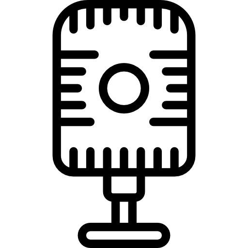 mikrofon Basic Miscellany Lineal icon
