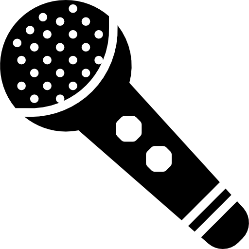 microfoon Basic Miscellany Fill icoon