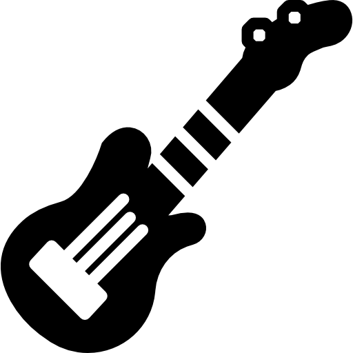 Electric guitar Basic Miscellany Fill icon