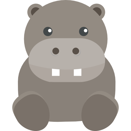 hipopótamo  icono