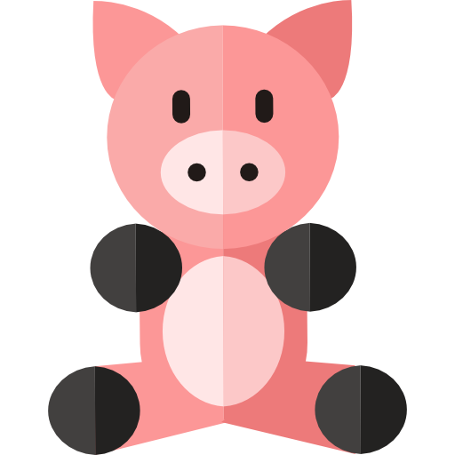 cerdo Vector Market Bold Rounded icono