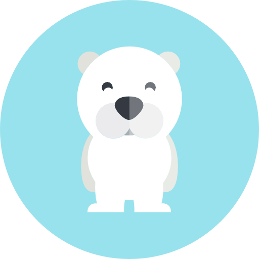 urso polar  Ícone