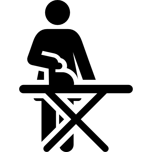 Ironing Pictograms Fill icon