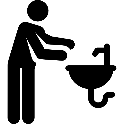 wassen Pictograms Fill icoon