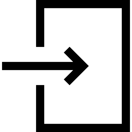 로그인 Basic Straight Lineal icon
