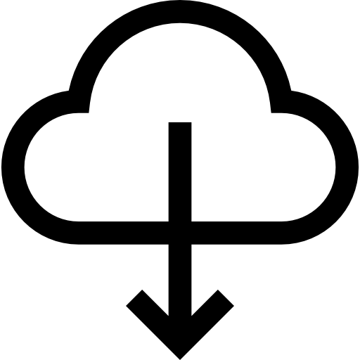 cloud computing Basic Straight Lineal icona