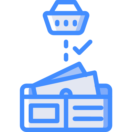 Payment Basic Miscellany Blue icon