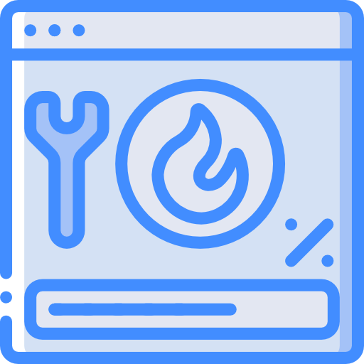 Firewall Basic Miscellany Blue icon