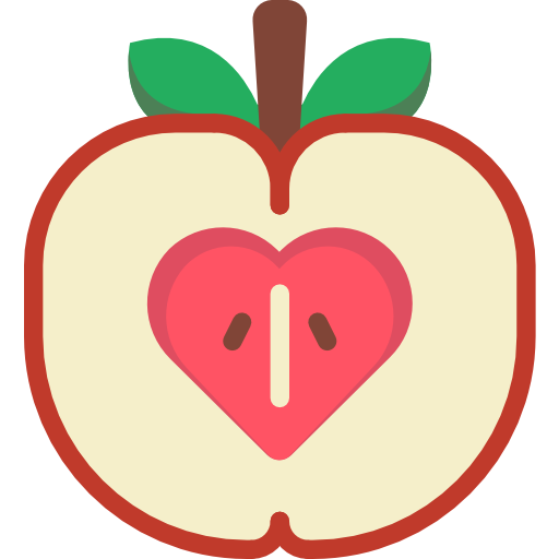 яблоко Basic Miscellany Flat иконка