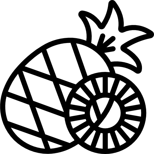 パイナップル Basic Miscellany Lineal icon