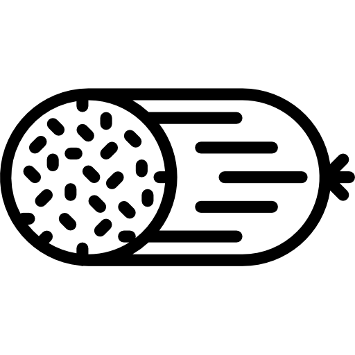 サラミ Basic Miscellany Lineal icon