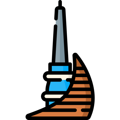 swandell tower Special Lineal color icon