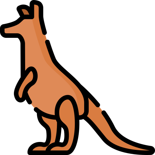 wallaby Special Lineal color icono