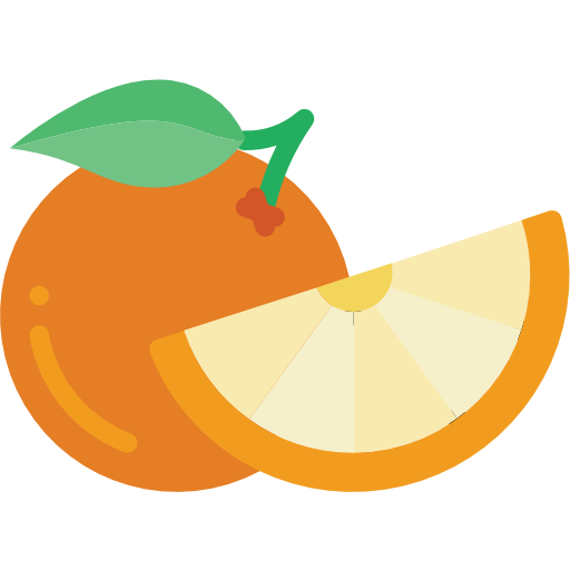 апельсин Basic Miscellany Flat иконка