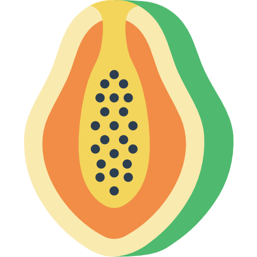 papaya Basic Miscellany Flat icono