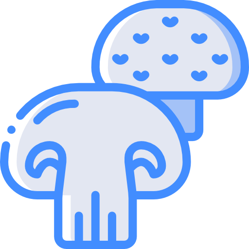 funghi Basic Miscellany Blue icona